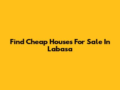 Find Cheap Houses For Sale In Labasa